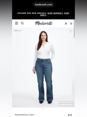 Madewell Relaxed Bootcut Jeans